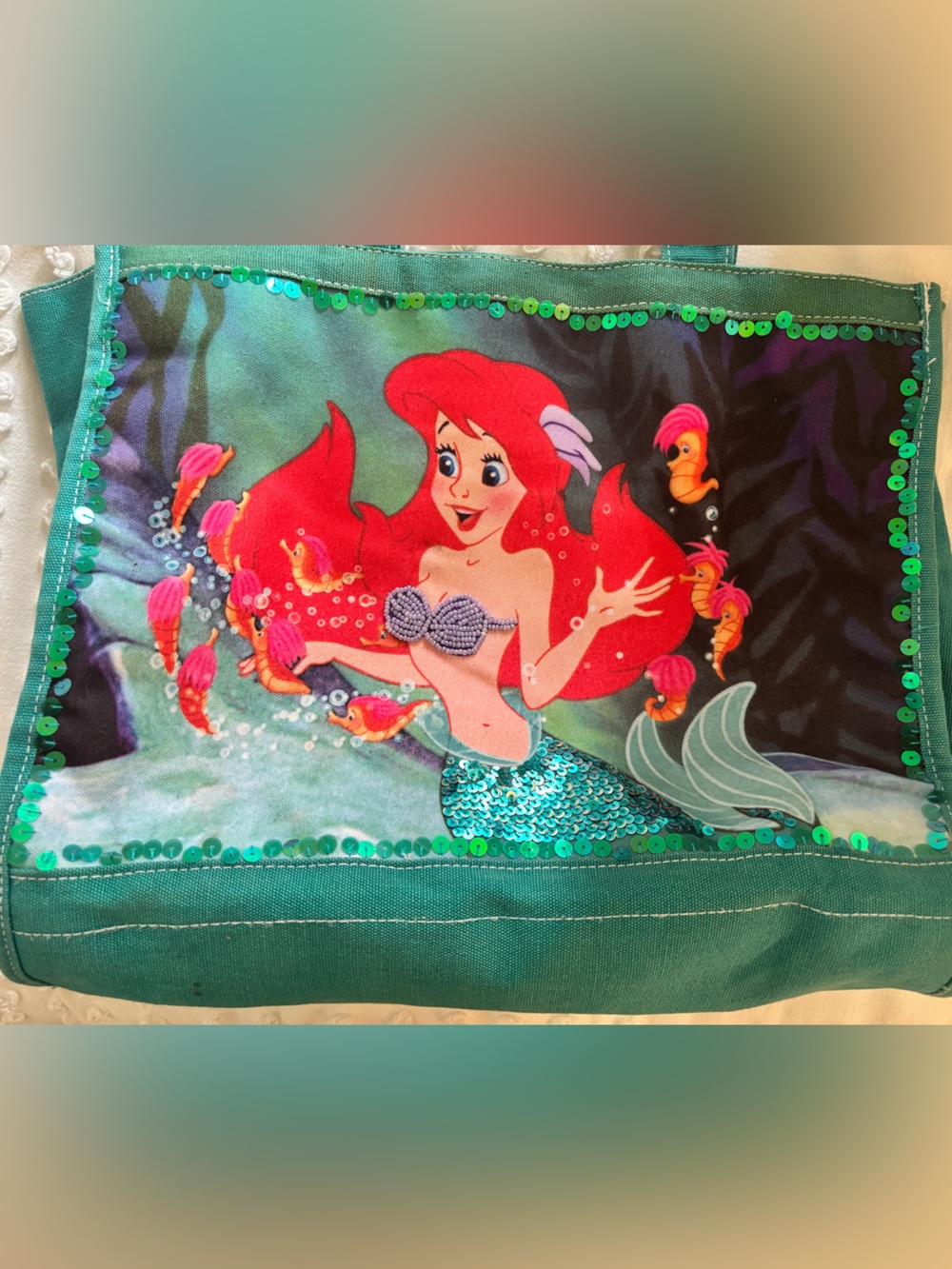 Disney Ariel Sequin Mermaid Purse